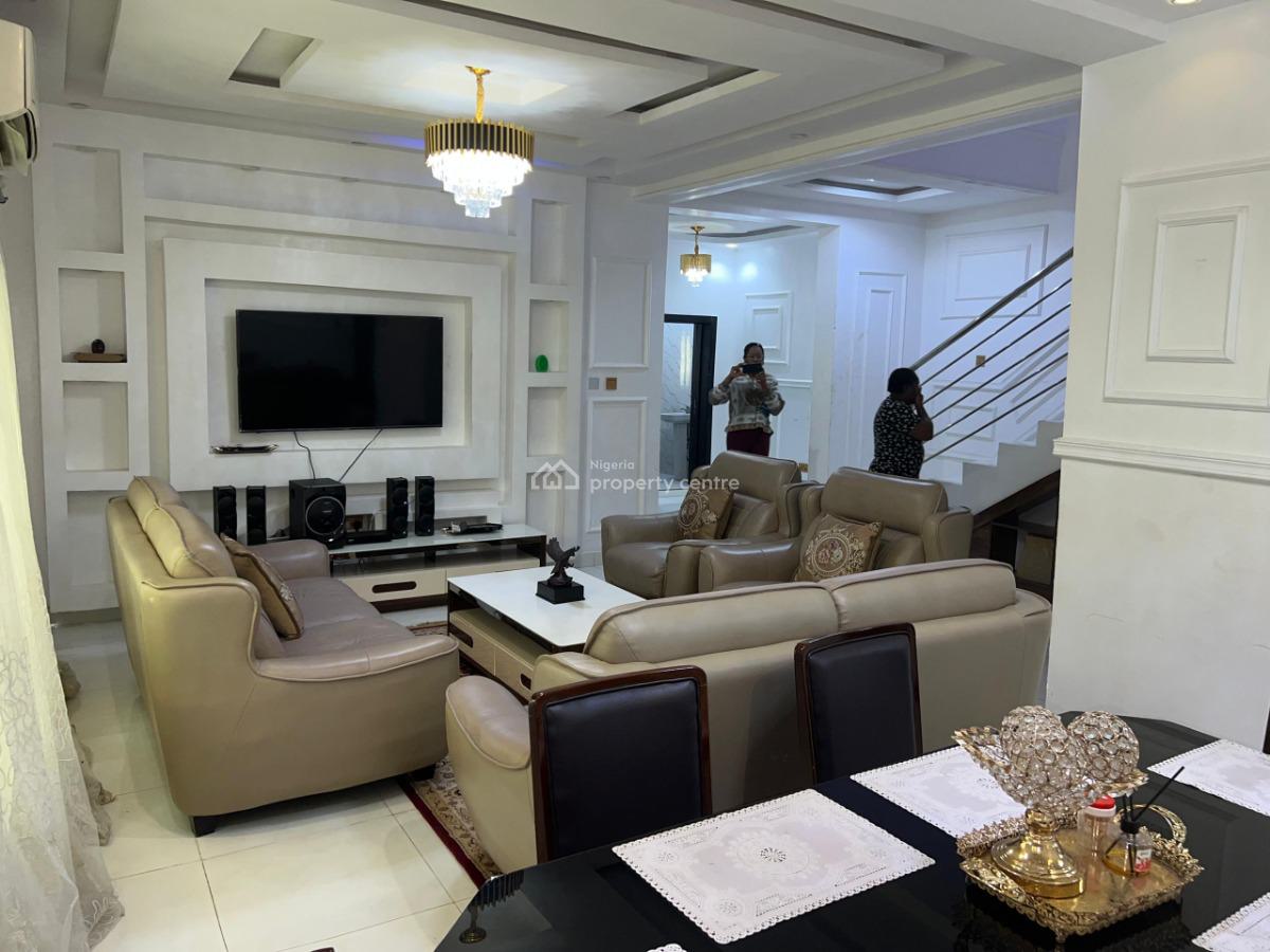 a Conerpiece 4 Bedroom Semi Detached House with Bq, Cyberville Estate, Ikate Elegushi, Lekki, Lagos, Semi-detached Duplex for Sale