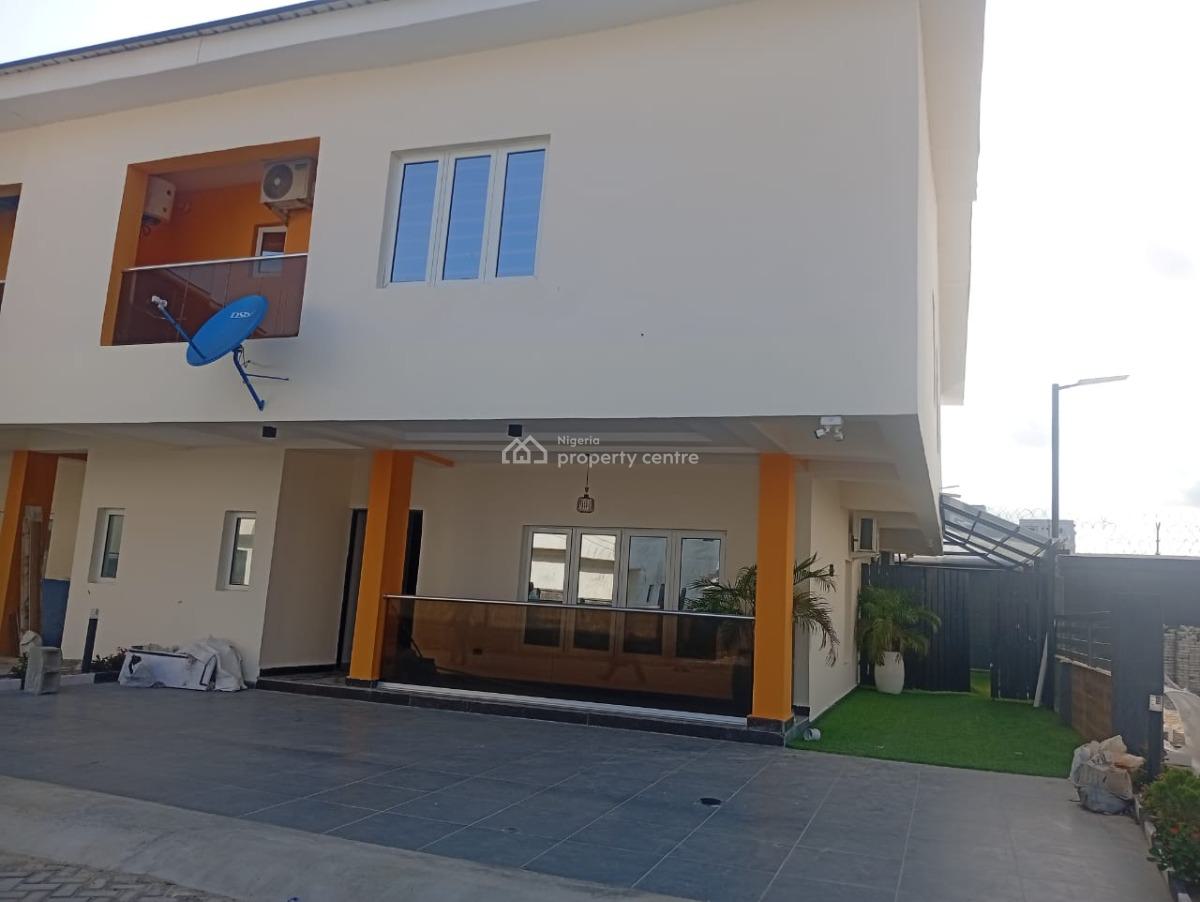 Newly Built 4 Bedrooms Terrace Serviced Corner Piece, Horizon Experience, Ikate Elegushi, Lekki, Lagos, Terraced Duplex for Rent