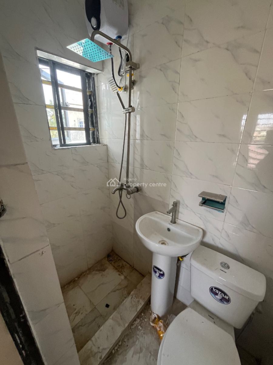 Brand New Beautiful 2 Bedroom Flat Just Portable with Balcony Upstairs, Mobil Road, Ilaje, Ajah, Lagos, Flat / Apartment for Rent