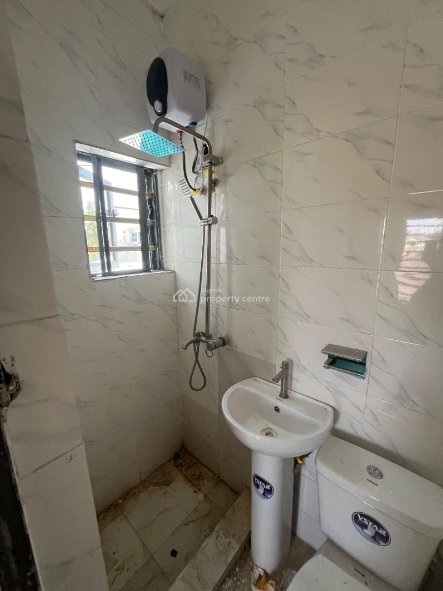 Brand New Beautiful 2 Bedroom Flat Just Portable with Balcony Upstairs, Mobil Road, Ilaje, Ajah, Lagos, Flat / Apartment for Rent