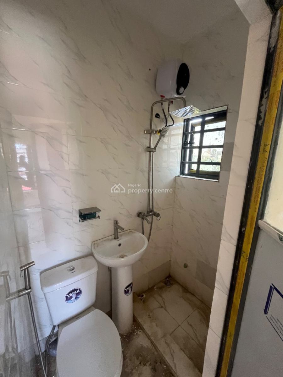 Brand New Beautiful 2 Bedroom Flat Just Portable with Balcony Upstairs, Mobil Road, Ilaje, Ajah, Lagos, Flat / Apartment for Rent