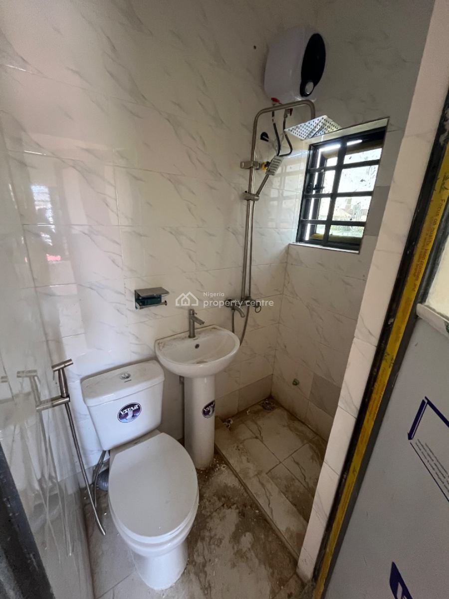 Brand New Beautiful 2 Bedroom Flat Just Portable with Balcony Upstairs, Mobil Road, Ilaje, Ajah, Lagos, Flat / Apartment for Rent