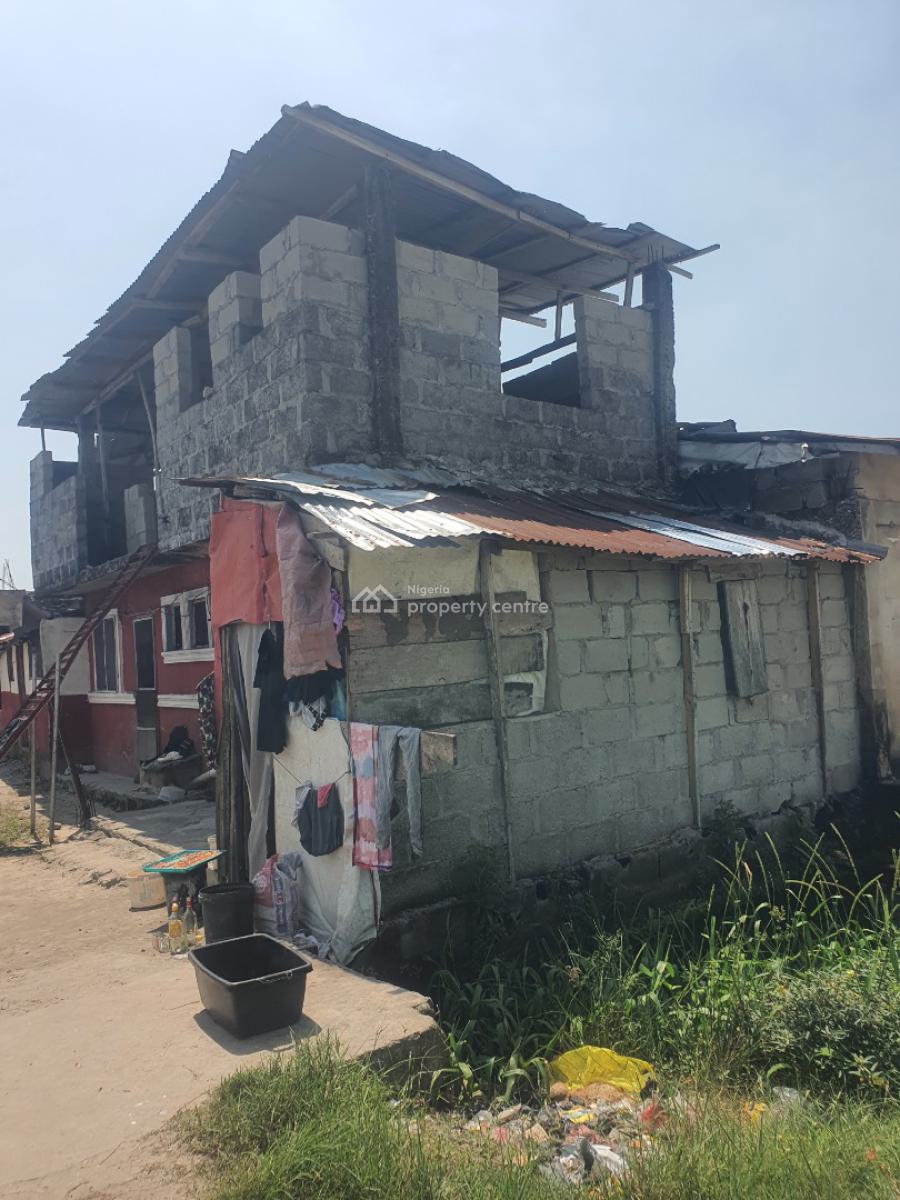 Quarter Plot of Land with Demolishable Structure and Facing The Street, Ogombo, Ajah, Lagos, Mixed-use Land for Sale