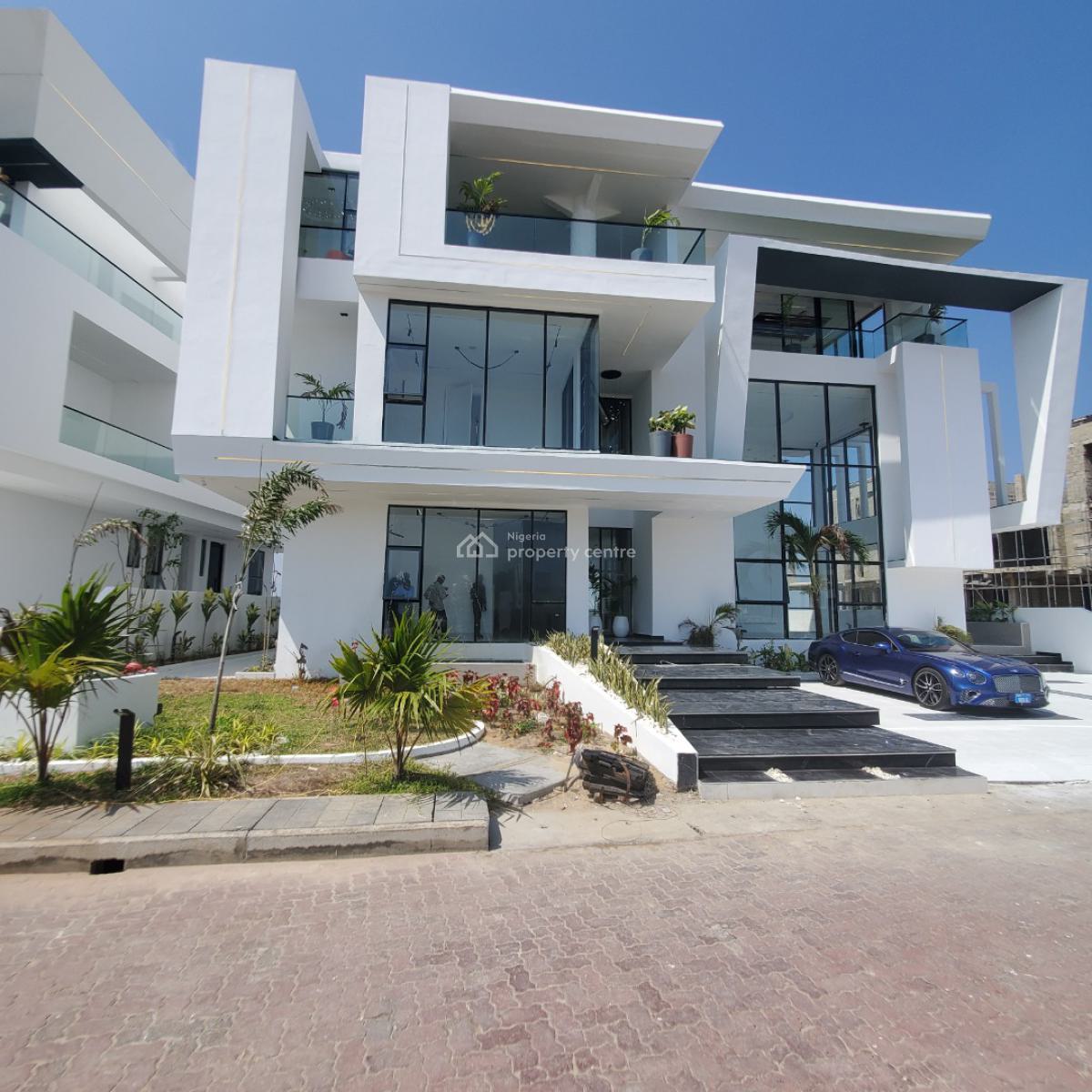 4 Bedroom Duplex Withing a Serene Estate with a Pool,cinema Gym,office, Osapa, Lekki, Lagos, House for Sale