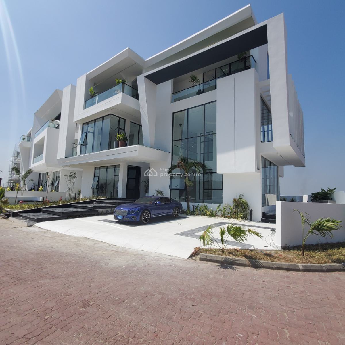 4 Bedroom Duplex Withing a Serene Estate with a Pool,cinema Gym,office, Osapa, Lekki, Lagos, House for Sale