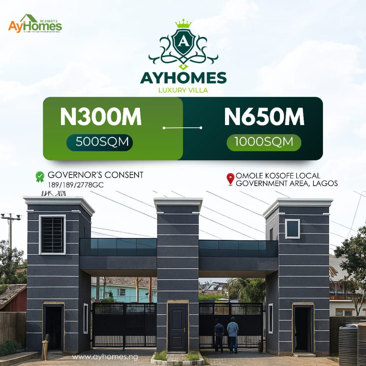 Residential Land, Luxury Villa, Omole Kosofe Local Government Area, Omole Phase 2, Ikeja, Lagos, Residential Land for Sale