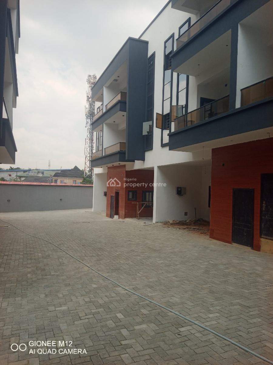 Newly Built Specious 4 Bedroom Terrace Duplex with Bq, Off Allen Avenue, Ikeja, Lagos, Terraced Duplex for Rent
