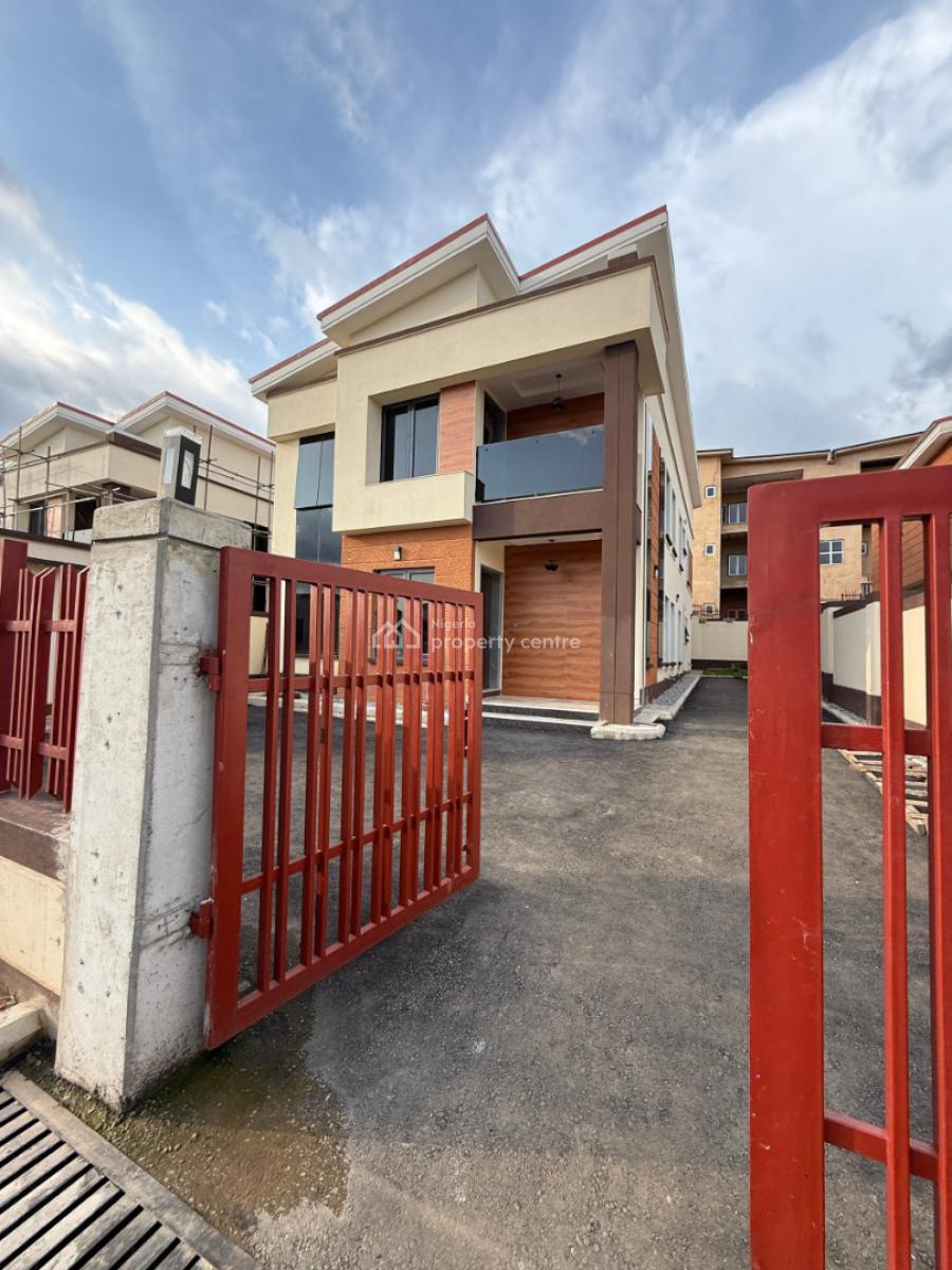 Elegant 4 Bedroom Fully Detached Duplex with a Bq, Life Camp, Abuja, Detached Duplex for Sale