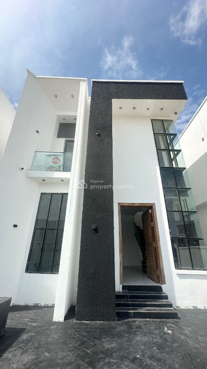 a Sweet Fully Detached 4 Bedroom Luxury Automated Duplex + Bq  + Pool, Nice Estate in Chevron Main, Lekki Phase 2, Lekki, Lagos, Detached Duplex for Sale