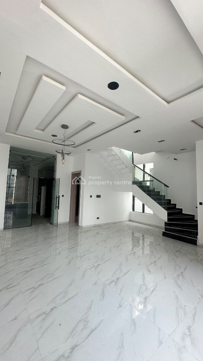 a Sweet Fully Detached 4 Bedroom Luxury Automated Duplex + Bq  + Pool, Nice Estate in Chevron Main, Lekki Phase 2, Lekki, Lagos, Detached Duplex for Sale