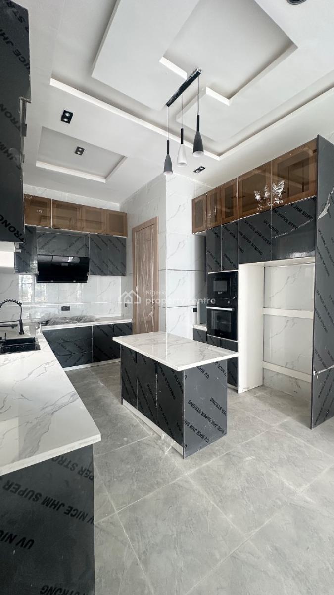a Sweet Fully Detached 4 Bedroom Luxury Automated Duplex + Bq  + Pool, Nice Estate in Chevron Main, Lekki Phase 2, Lekki, Lagos, Detached Duplex for Sale