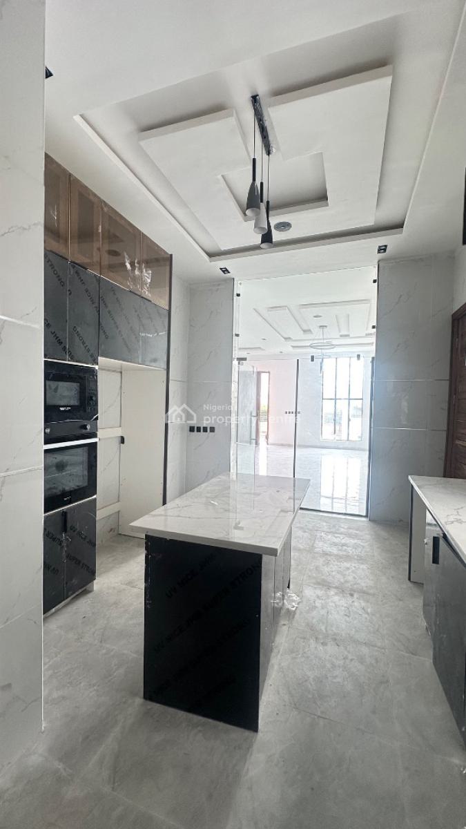 a Sweet Fully Detached 4 Bedroom Luxury Automated Duplex + Bq  + Pool, Nice Estate in Chevron Main, Lekki Phase 2, Lekki, Lagos, Detached Duplex for Sale