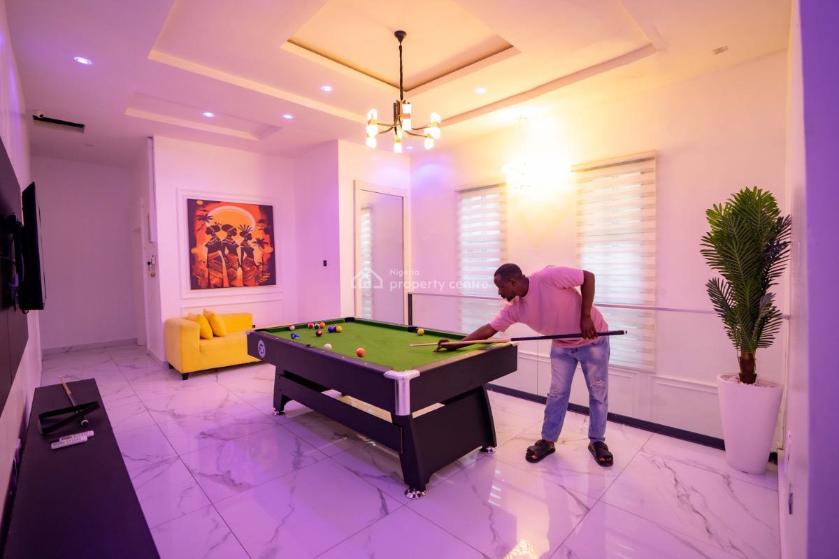 5 Bedroom Self-compound with a Private Swimming Pool, & Snooker Board, Off Freedom Way, Lekki Phase 1, Lekki, Lagos, Detached Duplex Short Let
