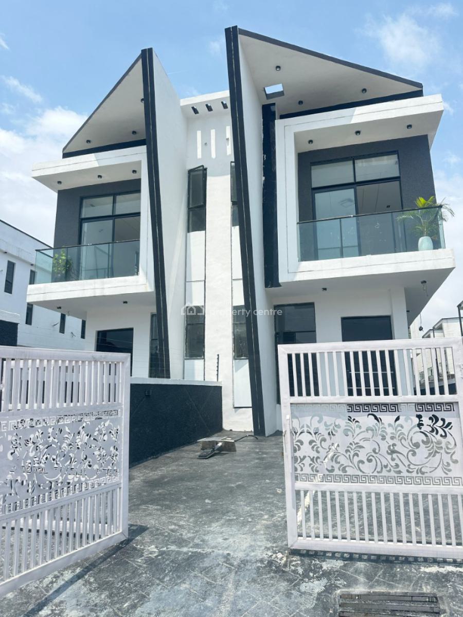 Luxury 4 Bedroom Semi-detached Duplex with Bq, Ikota, Lekki, Lagos, Semi-detached Duplex for Sale