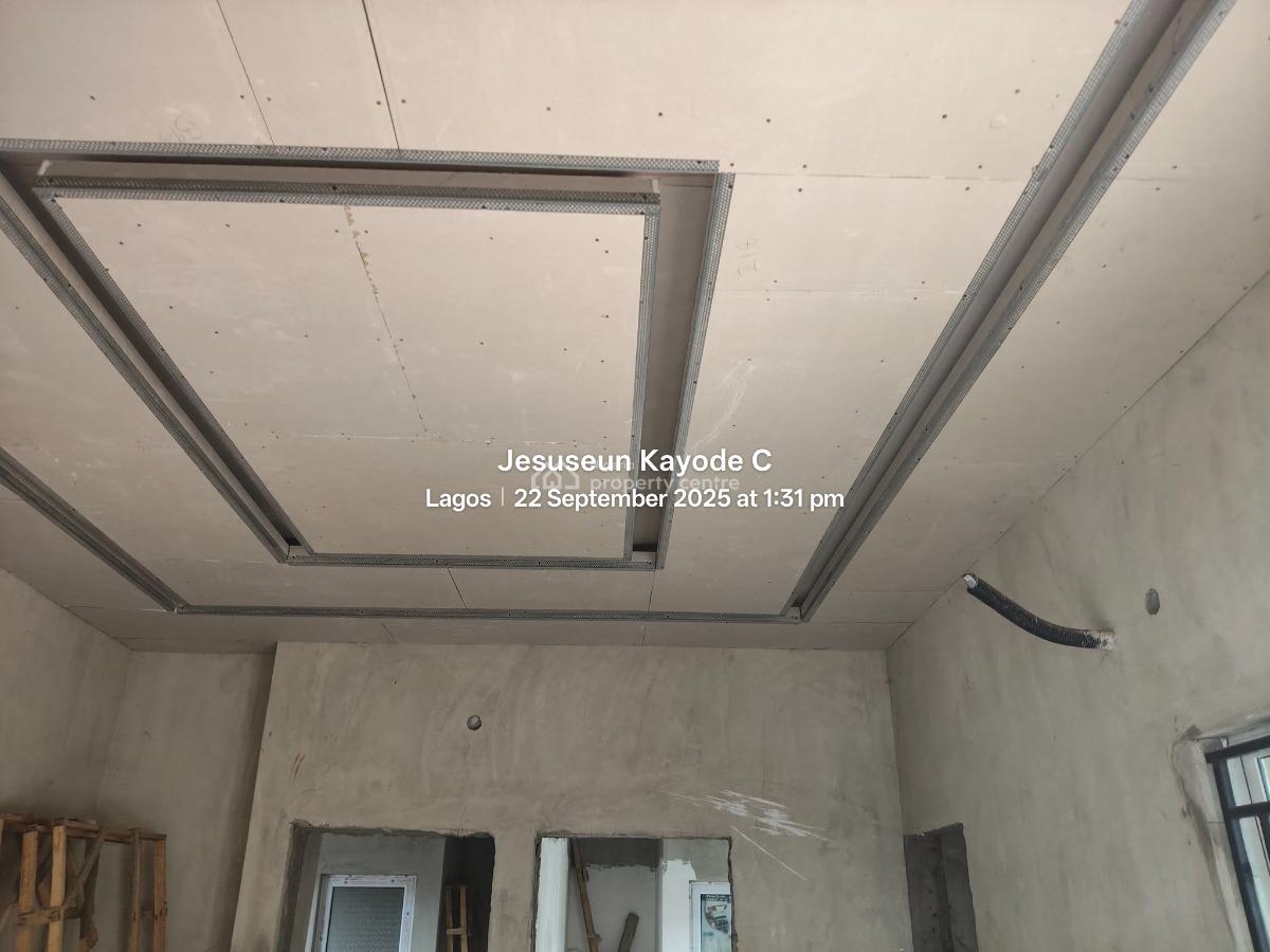 Almost Complete 4 Bedroom Detached House with 2 Nos of 1 Bedroom Flat, Ona Iwamimo Street Off Egbe Road, Ejigbo, Lagos, Detached Duplex for Sale