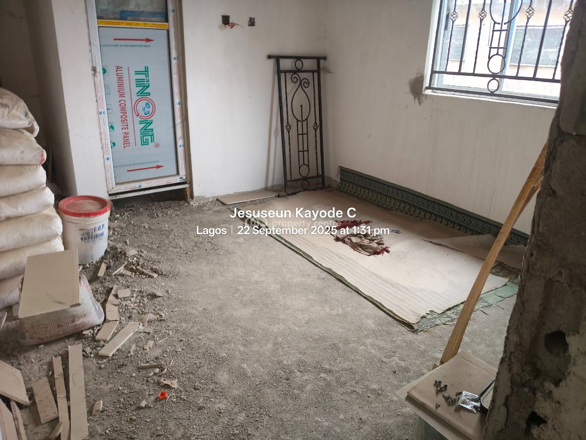 Almost Complete 4 Bedroom Detached House with 2 Nos of 1 Bedroom Flat, Ona Iwamimo Street Off Egbe Road, Ejigbo, Lagos, Detached Duplex for Sale