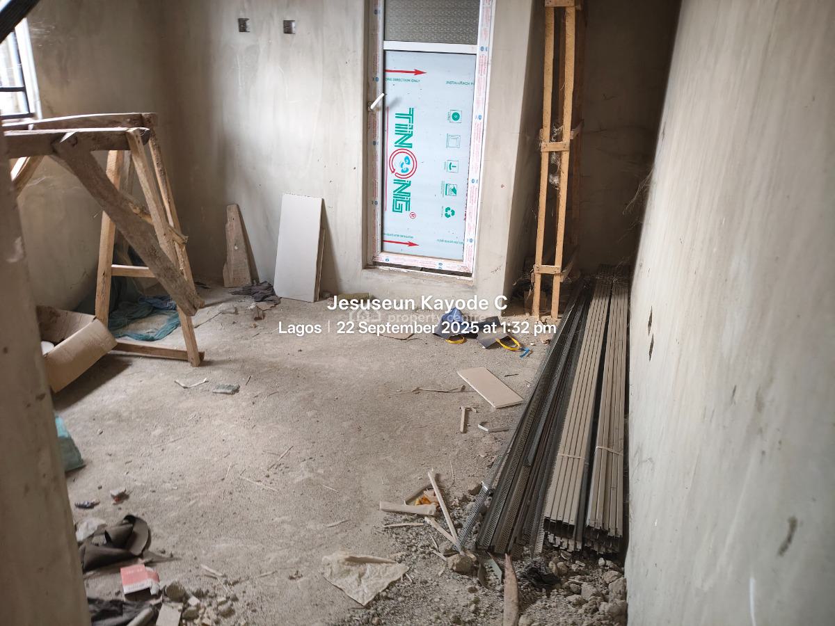 Almost Complete 4 Bedroom Detached House with 2 Nos of 1 Bedroom Flat, Ona Iwamimo Street Off Egbe Road, Ejigbo, Lagos, Detached Duplex for Sale