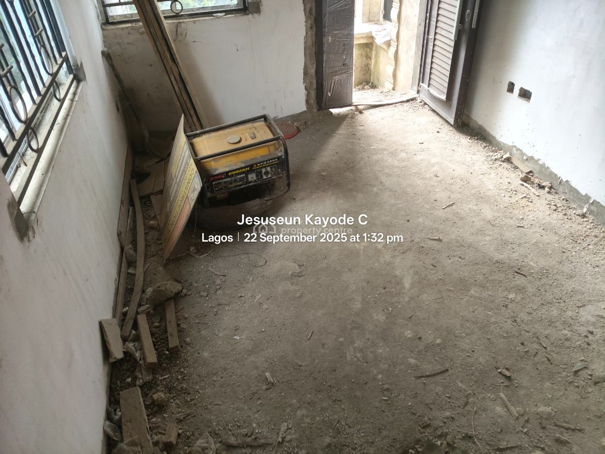 Almost Complete 4 Bedroom Detached House with 2 Nos of 1 Bedroom Flat, Ona Iwamimo Street Off Egbe Road, Ejigbo, Lagos, Detached Duplex for Sale