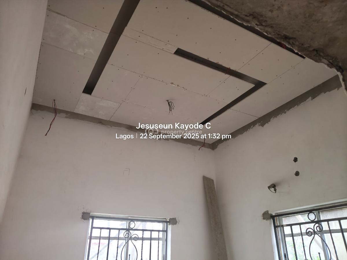 Almost Complete 4 Bedroom Detached House with 2 Nos of 1 Bedroom Flat, Ona Iwamimo Street Off Egbe Road, Ejigbo, Lagos, Detached Duplex for Sale