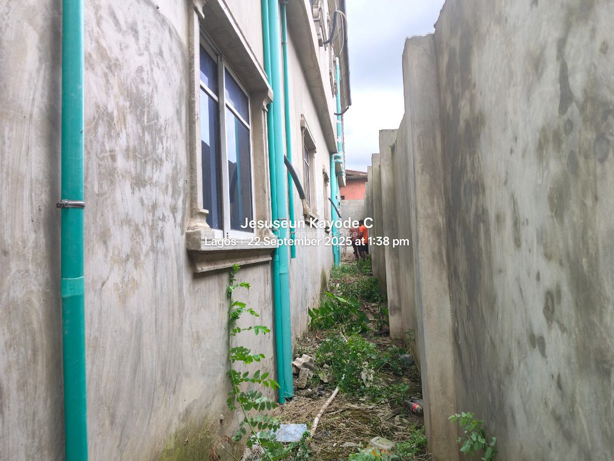Almost Complete 4 Bedroom Detached House with 2 Nos of 1 Bedroom Flat, Ona Iwamimo Street Off Egbe Road, Ejigbo, Lagos, Detached Duplex for Sale