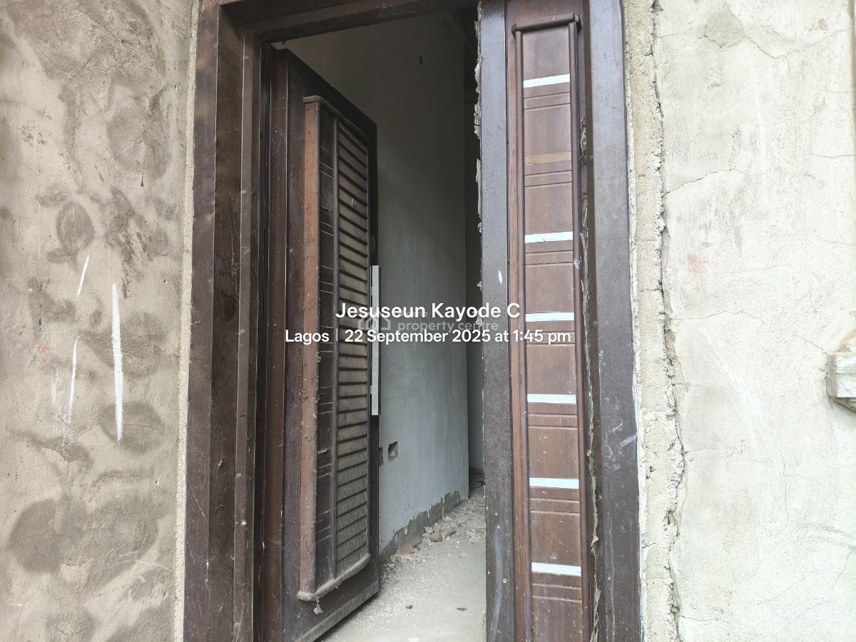 Almost Complete 4 Bedroom Detached House with 2 Nos of 1 Bedroom Flat, Ona Iwamimo Street Off Egbe Road, Ejigbo, Lagos, Detached Duplex for Sale
