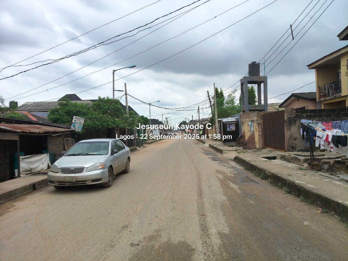 Almost Complete 4 Bedroom Detached House with 2 Nos of 1 Bedroom Flat, Ona Iwamimo Street Off Egbe Road, Ejigbo, Lagos, Detached Duplex for Sale