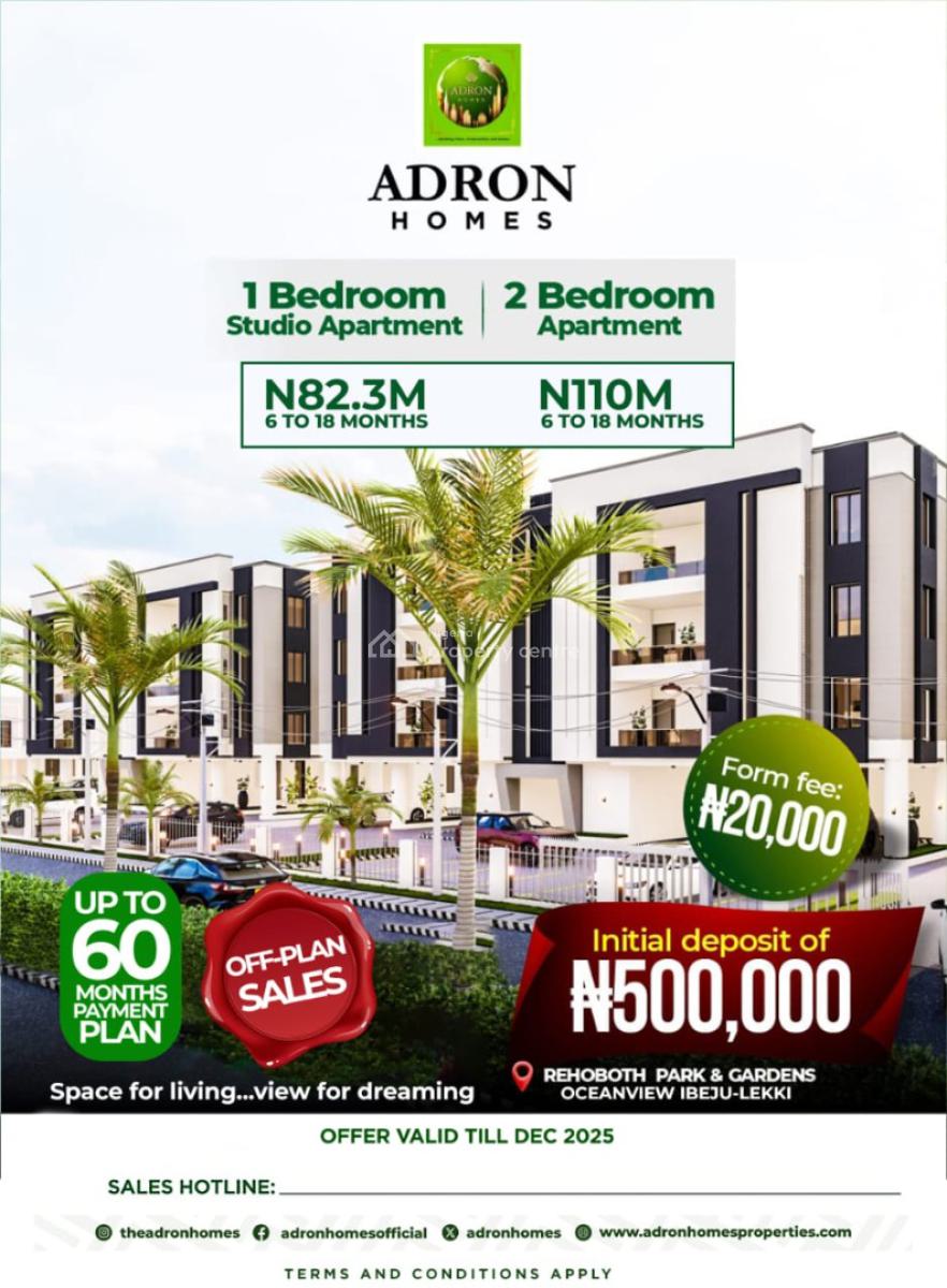 2 Bedroom Apartment, Free Trade Zone, La Champagne Tropicana Resort, Lekki Free Trade Zone, Lekki, Lagos, Terraced Bungalow for Sale
