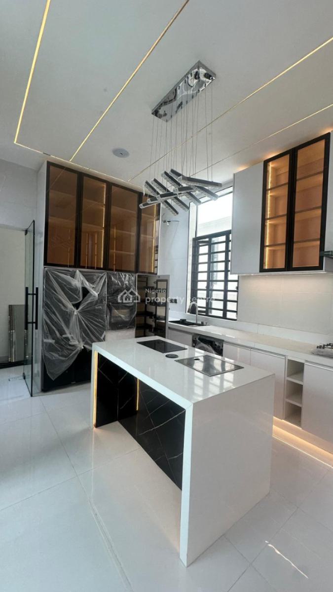 a Massive, Fully Detached 5 Bedroom Luxury Automated Duplex + Bq, Chevron, Lekki, Lagos, Detached Duplex for Sale