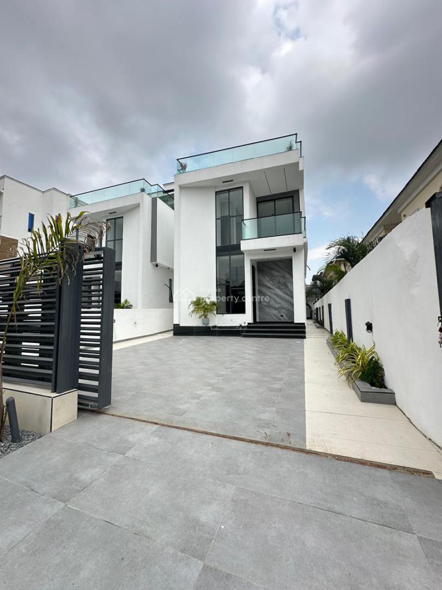 Exquisite Spacious 5 Bedroom Fully Detached Duplex with Bq, Swimming Pool, Chevron, Lekki, Lagos, Detached Duplex for Sale