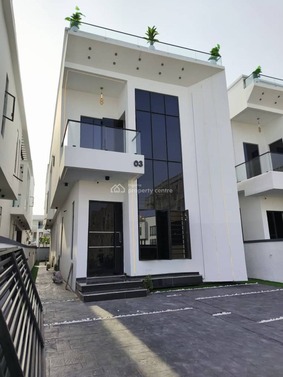 Luxury 5 Bedroom Fully Detached Plus Swimming Pool and Bq ., Chevron, Lekki Lagos., Lekki, Lagos, Detached Duplex for Sale