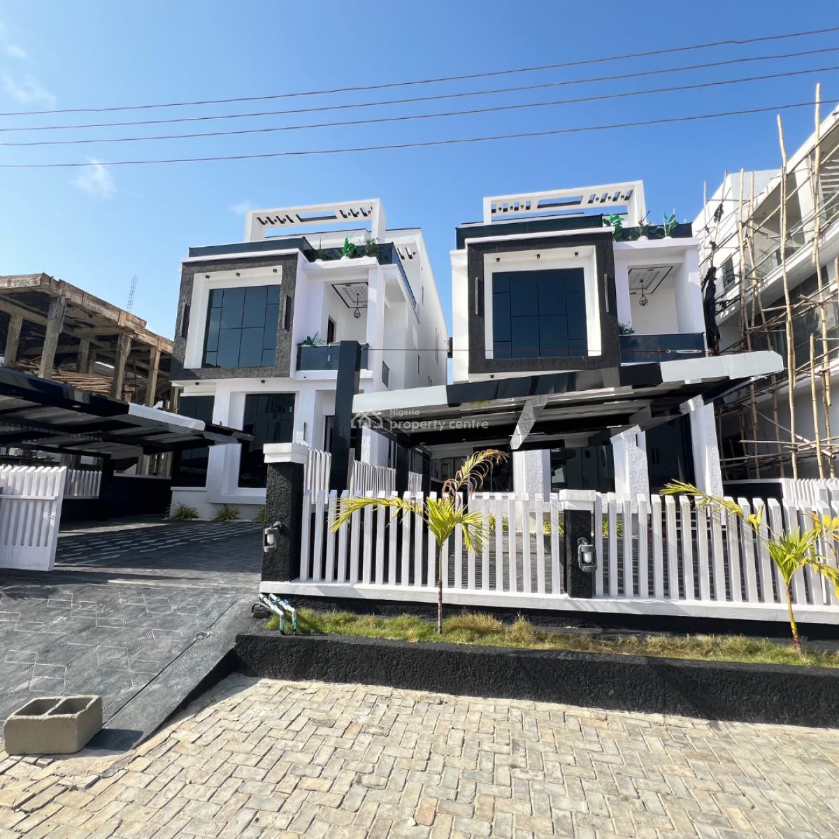 5 Bedroom & Bq, Ikota, Lekki, Lagos, Detached Duplex for Sale