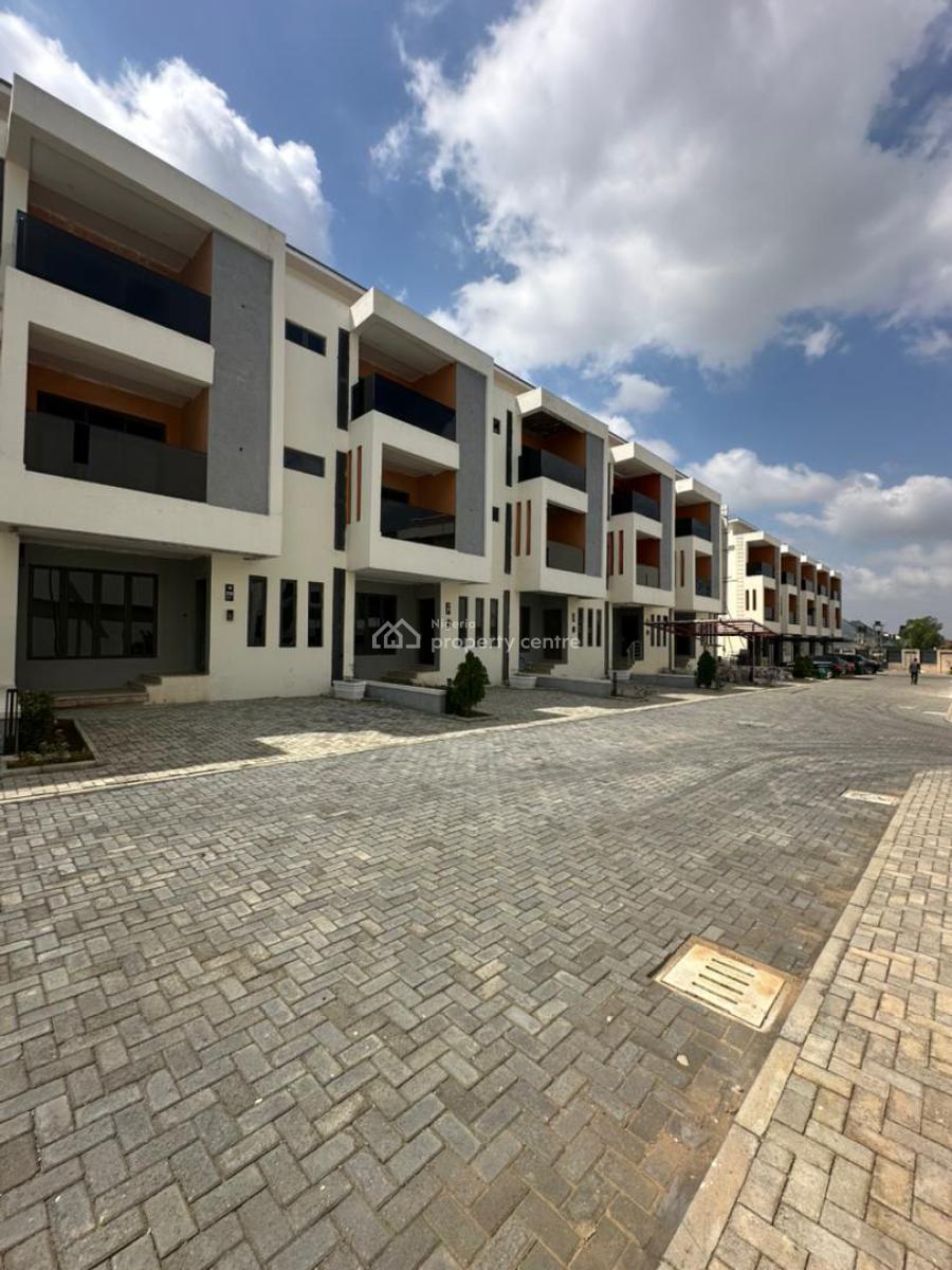 Newly Built 4 Bedroom Terrace Duplex with Bq, By Godab, Life Camp, Abuja, Terraced Duplex for Sale