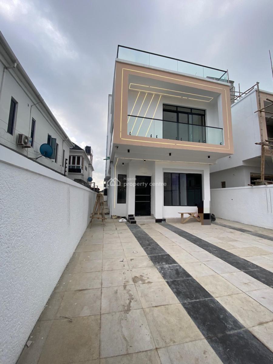 5 Bedroom Fully Detached Duplex with Pool, Cinema, Penthouse, Ologolo, Lekki, Lagos, Detached Duplex for Sale