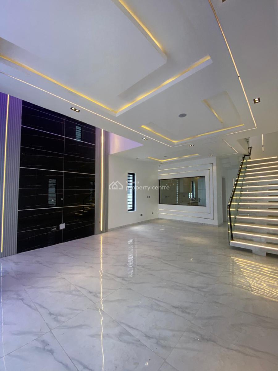 5 Bedroom Fully Detached Duplex with Pool, Cinema, Penthouse, Ologolo, Lekki, Lagos, Detached Duplex for Sale