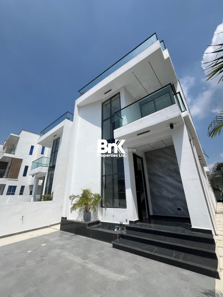 Brand New 2 Units of 5 Bedroom Fully Detached Duplex with a Room Bq, Chevron Estate, Lekki, Lagos, Detached Duplex for Sale
