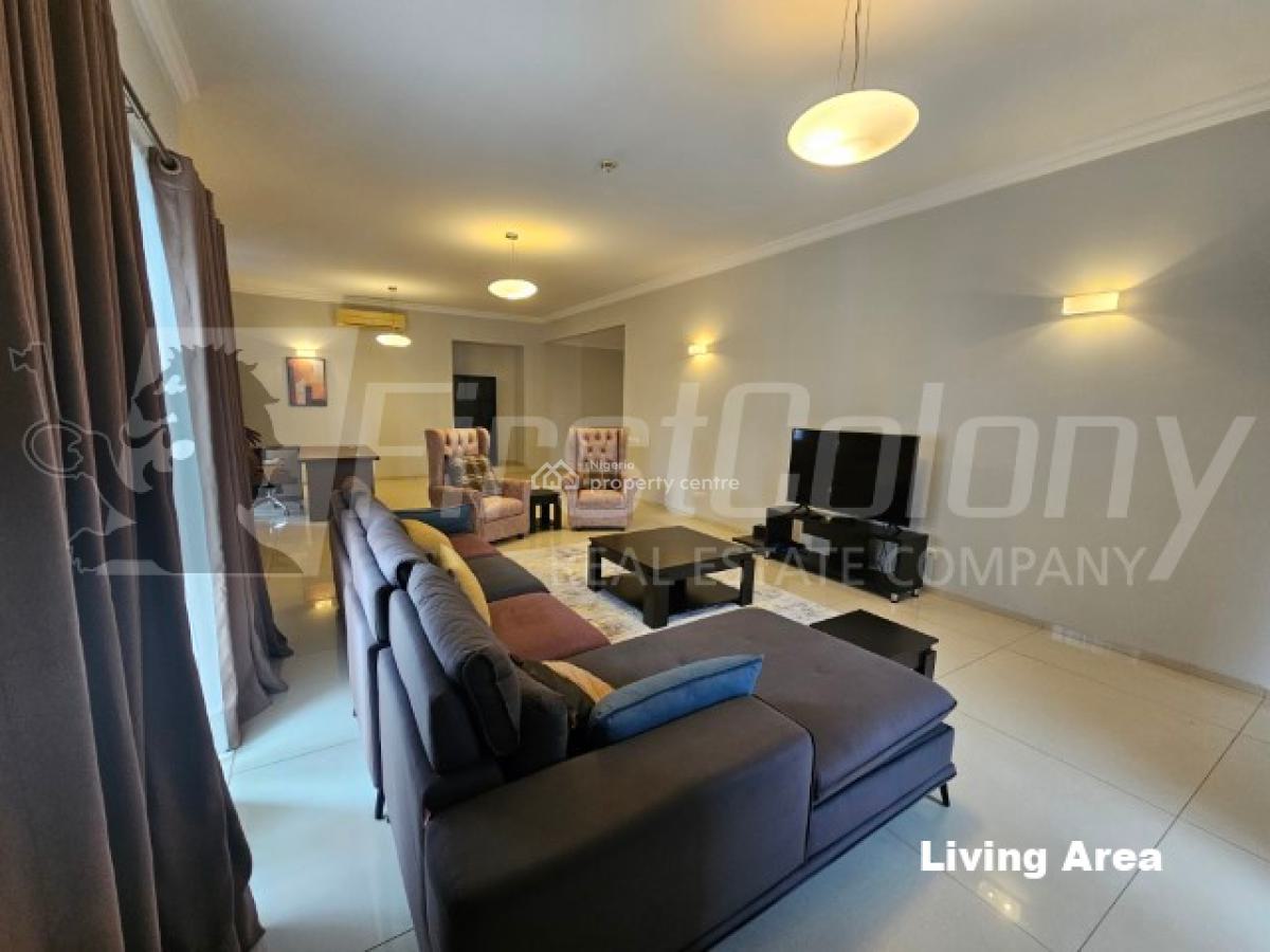 Furnished 3 Bedroom Luxury Apartment with Excellent Facilities, Victoria Island (vi), Lagos, Flat / Apartment for Rent