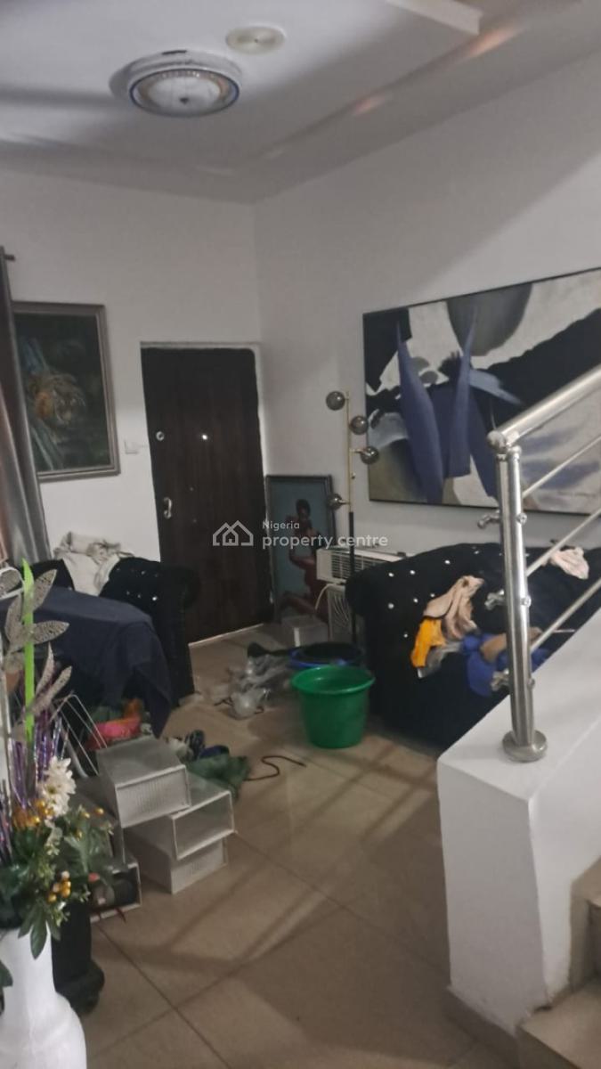 4 Bedrooms Trance with Bq, Chevron Right, Lekki, Lagos, Terraced Duplex for Rent