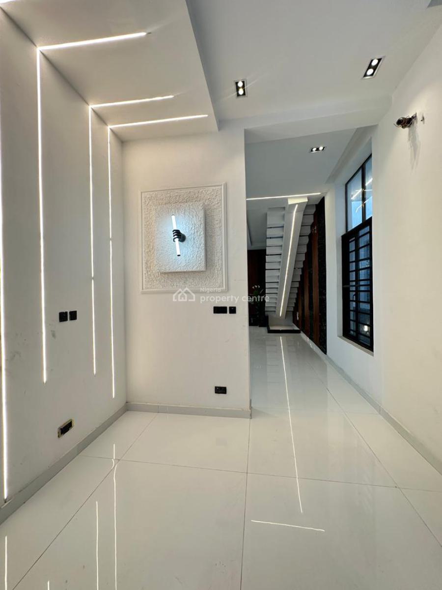 Exquisite Spacious 5 Bedroom Fully Detached Duplex with Bq and Pool, Chevron, Lekki, Lagos, Detached Duplex for Sale