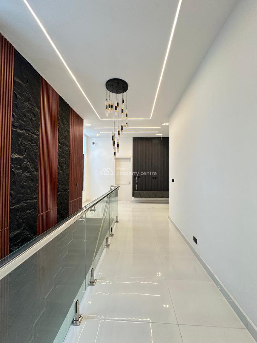 Exquisite Spacious 5 Bedroom Fully Detached Duplex with Bq and Pool, Chevron, Lekki, Lagos, Detached Duplex for Sale
