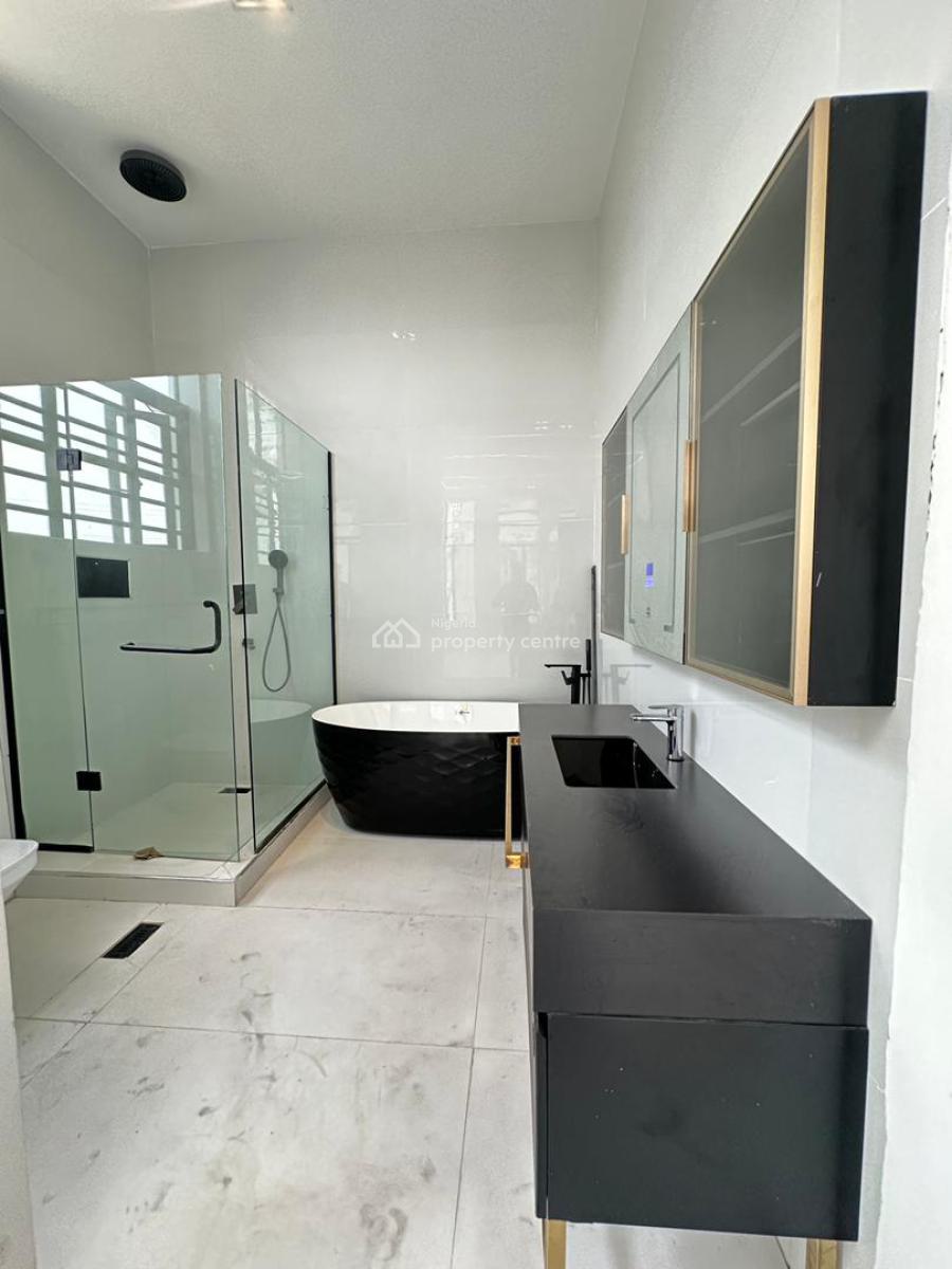 Exquisite Spacious 5 Bedroom Fully Detached Duplex with Bq and Pool, Chevron, Lekki, Lagos, Detached Duplex for Sale