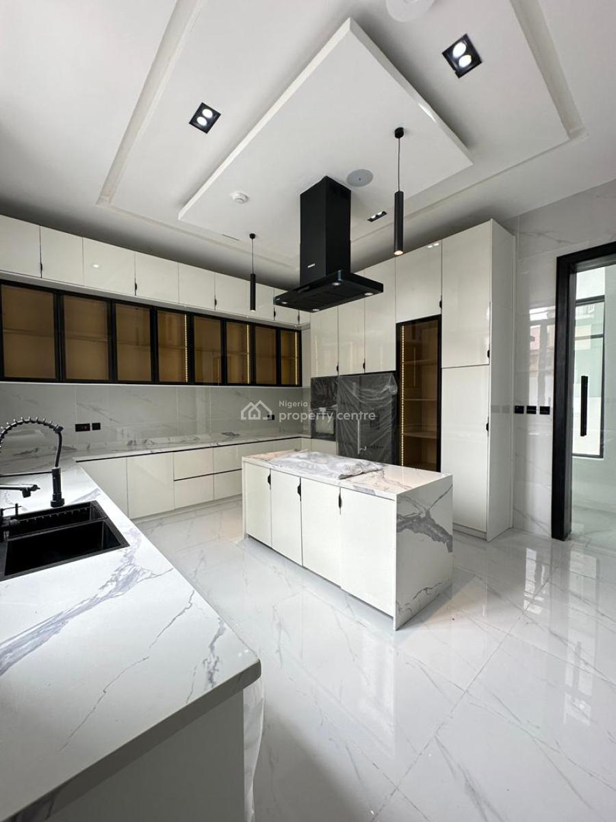 Spacious 5 Bedroom Detached Duplex W/ Bq, Pool, Cinema, Gym, Rooftop, Chevron, Lekki, Lagos, Detached Duplex for Sale