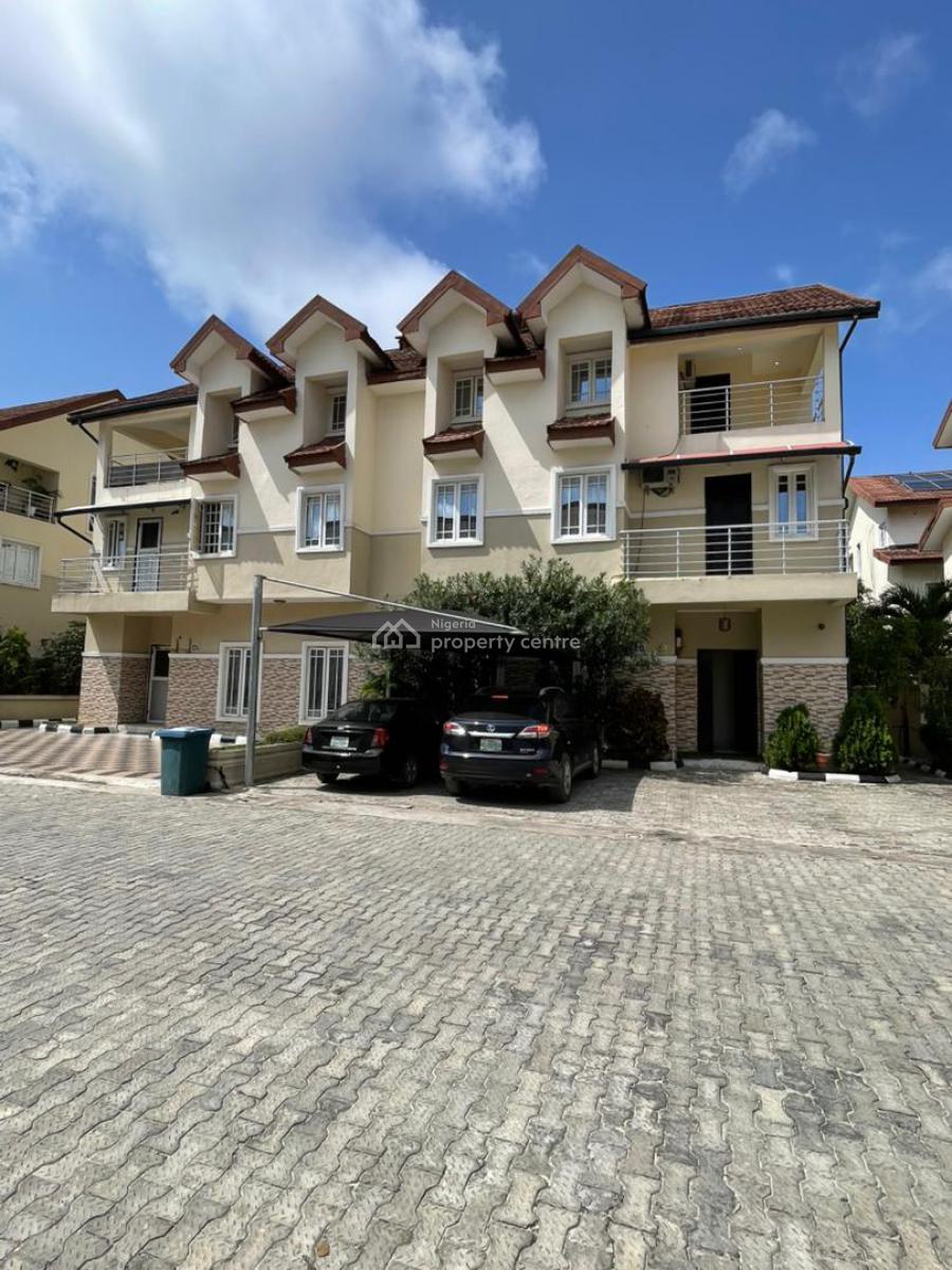 Contemporary Serviced 4 Bedrooms Semi-detached Duplex with Bq, Orchid Road, Second Toll Gate, Lekki, Lagos, Semi-detached Duplex for Rent