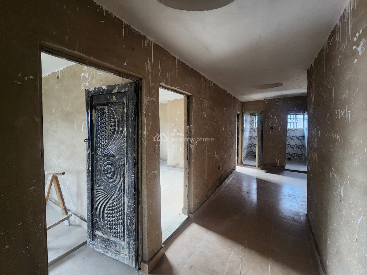Three Bedroom Twin Flat with Reg/survey, Wakajaye, Iyana Church, Akobo, Ibadan, Oyo, Detached Bungalow for Sale
