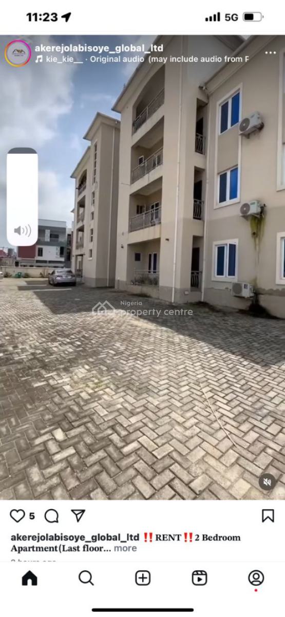 Nice 2 Bedroom Flat, Gilmore, Jahi, Abuja, Flat / Apartment for Rent