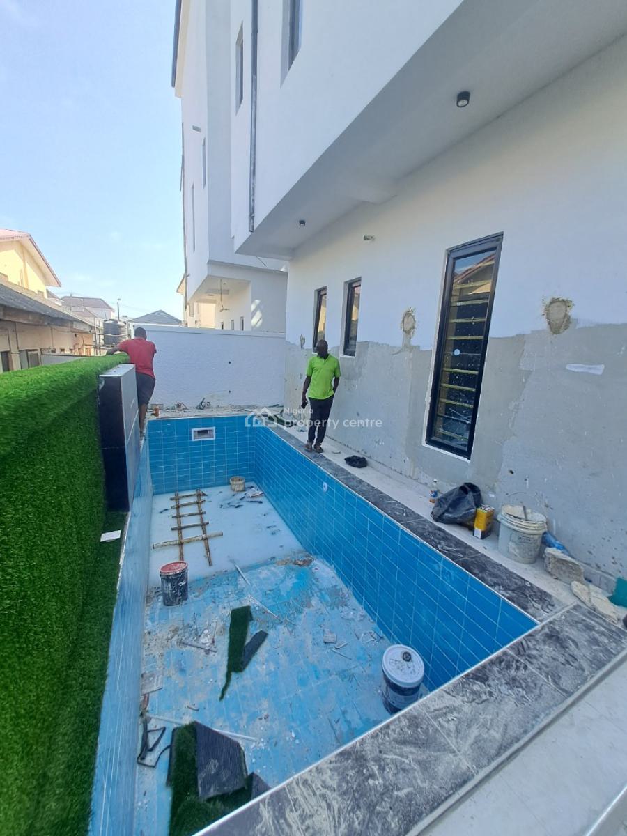 Luxurious 5 Bedroom Detached with Bq, Pool & Gym House, Ologolo, Lekki, Lagos, Detached Duplex for Sale