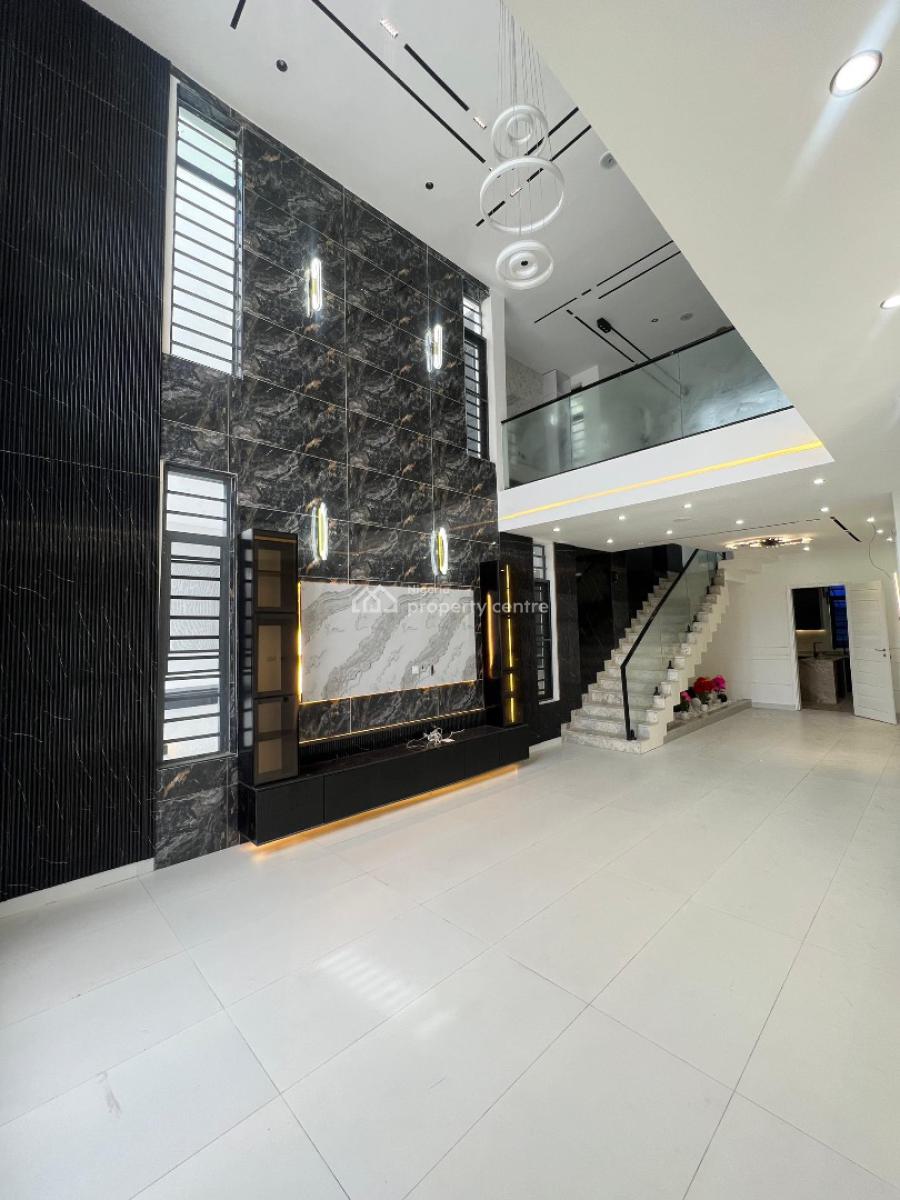 Gigantic 5 Bedroom Family Home Within a Prestigious Estate, Features a Pool,cinema,bq in The Sought After Lekky County, Ikota, Lekki, Lagos, Detached Duplex for Sale