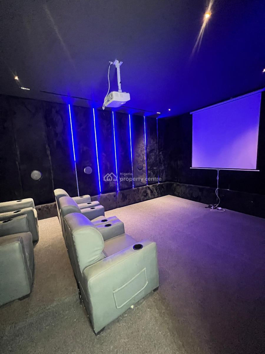 Gigantic 5 Bedroom Family Home Within a Prestigious Estate, Features a Pool,cinema,bq in The Sought After Lekky County, Ikota, Lekki, Lagos, Detached Duplex for Sale