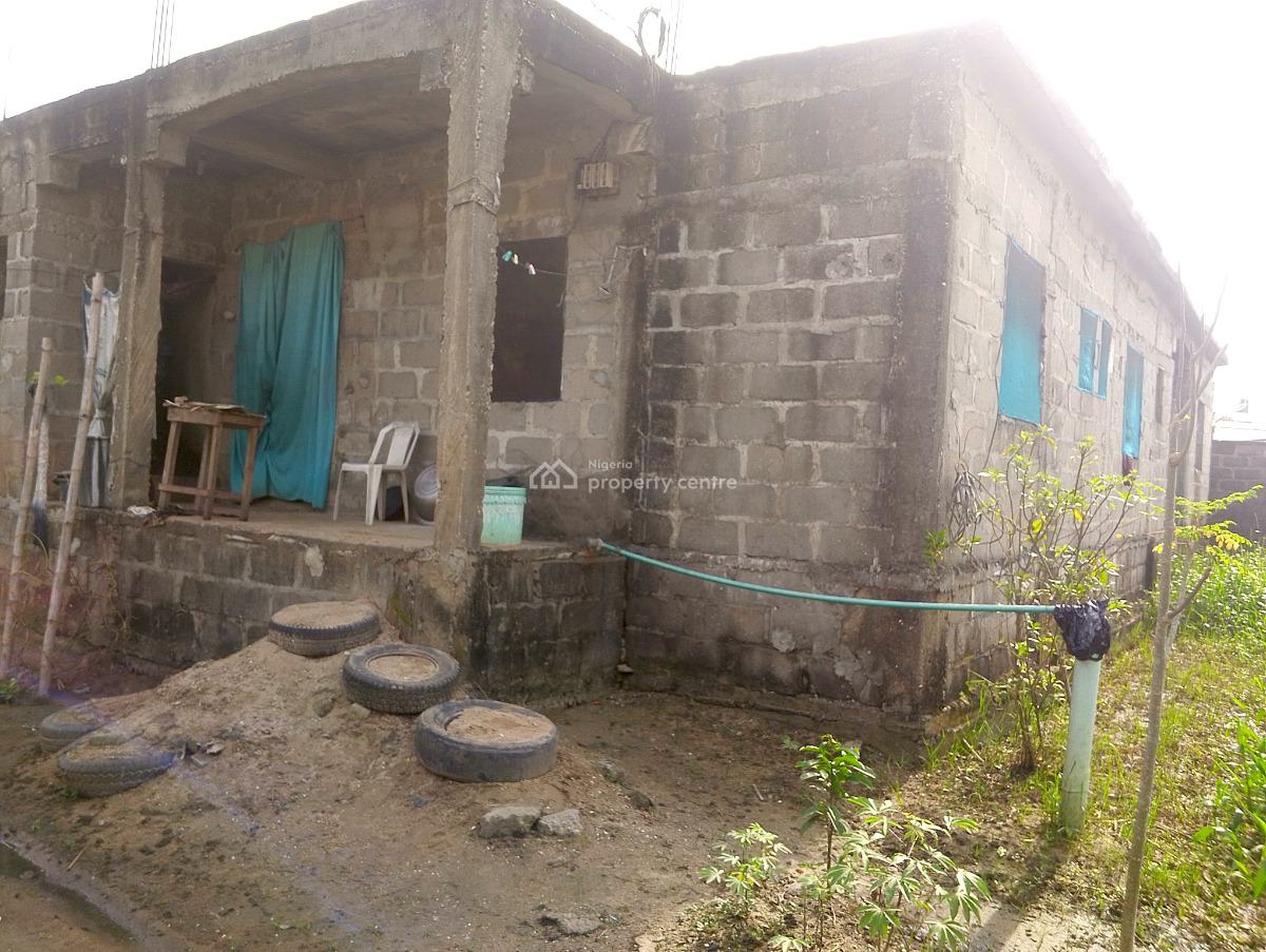 Uncompleted Building Upstairs on a Plot of Land, Off Great Challenge Road, Iba, Ojo, Lagos, Flat / Apartment for Sale