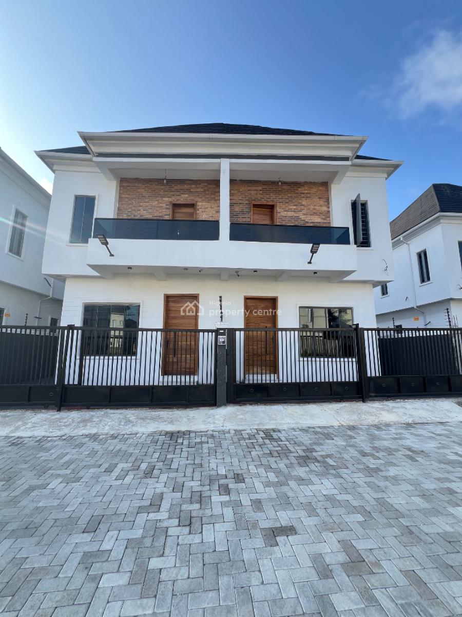 Tastefully Built Four Bedroom Semi Detached Duplex with Bq, Ikota, Lekki, Lagos, Semi-detached Duplex for Sale