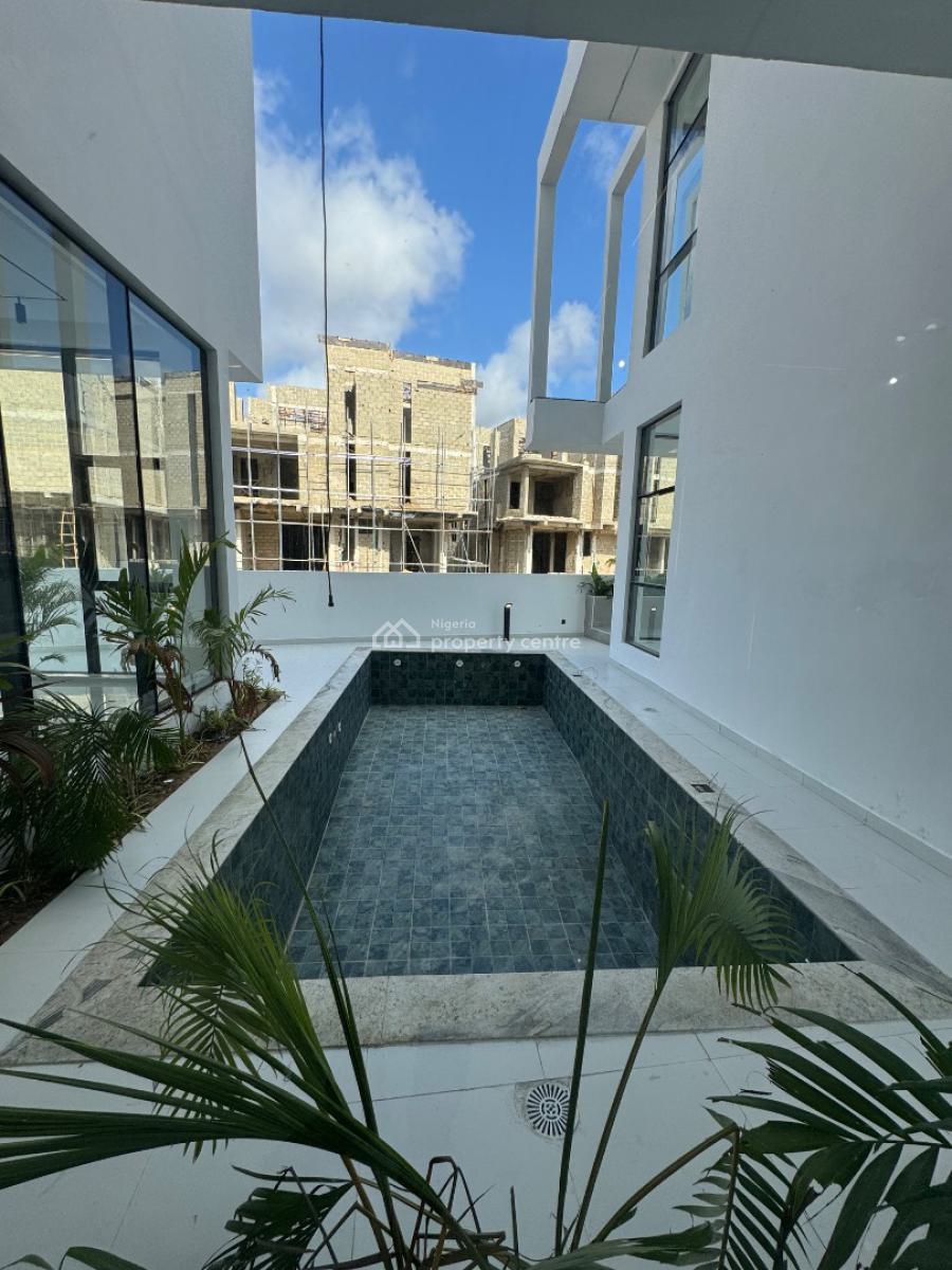 Spacious 5 Bedroom Fully Detached House with Pool, Osapa London, Osapa, Lekki, Lagos, Detached Duplex for Sale